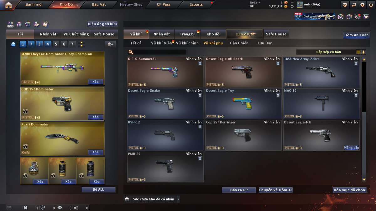 shop acc cf uy tin gia re